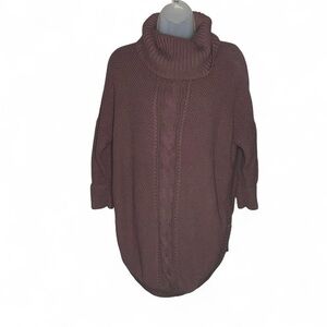 Express Cowl Neck Sweater - Mauve